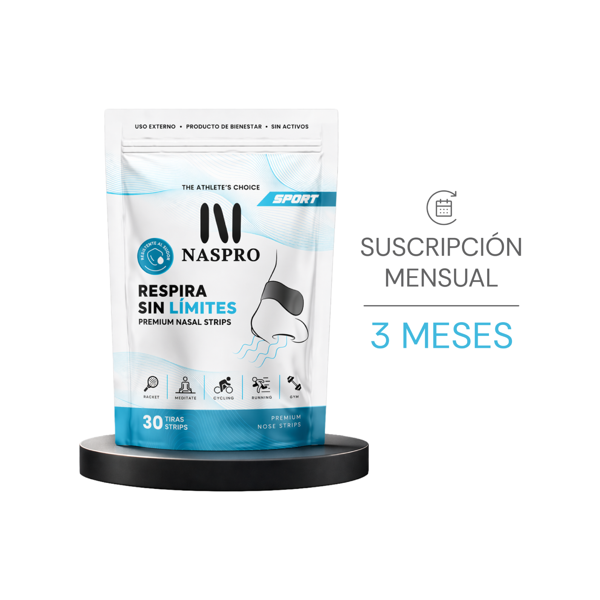 Suscripción Mensual NASPRO — 3 meses